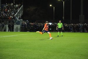 Jeorgio Kocevski netted a spot-kick as Syracuse beat Virginia on penalties, 4-3, to advance to the ACC semifinals for the second consecutive season.