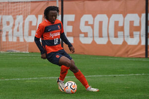 Nate Edwards has started all 18 games for Syracuse in defense this season. His love for soccer stemmed from a friend's suggestion to pick up the sport.