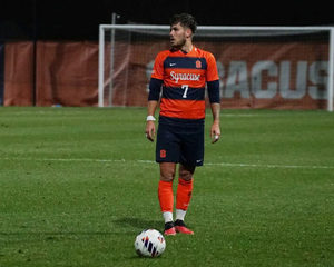 Midfielder Mateo Leveque's two assists in a 3-1 victory propelled SU into the second round of the NCAA Tournament despite being without the suspended Jeorgio Kocevski. 


